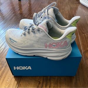Women’s Hoka Clifton 9 - Gull/Sea Ice